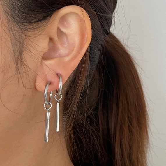 Lot De 7 Boucles D'oreilles Punk Légères Et Stylées - Look Sombre Et élégant Pour Soirées Ou Quotidien