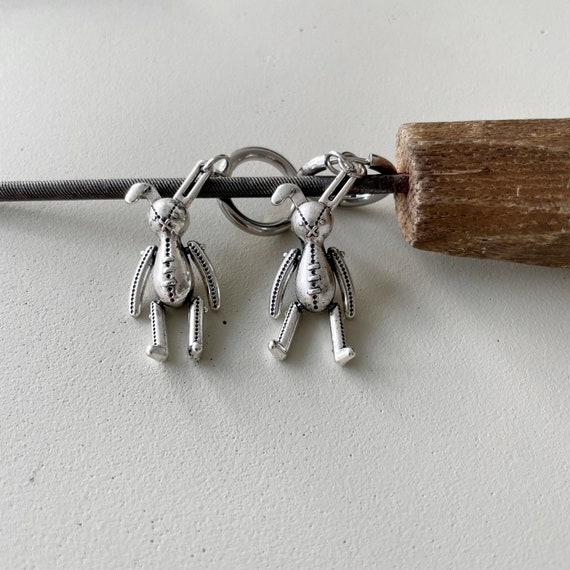Bunny clip on earrings deals