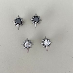 Retro Star Stud Earrings for Men - North Star Earrings for Him