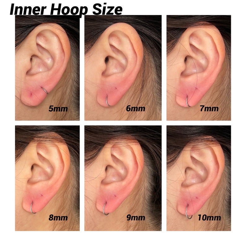 Versatile Septum Clicker Surgical Steel Gold Nose Hoop for Helix, Cartilage Piercings image 6