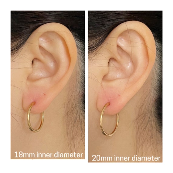  10 Pairs Gold Hoop Earrings for Women Small Stainless Steel  Hypoallergenic Earrings Set Mens Unisex Nickel Free 10MM-18MM: Clothing,  Shoes & Jewelry
