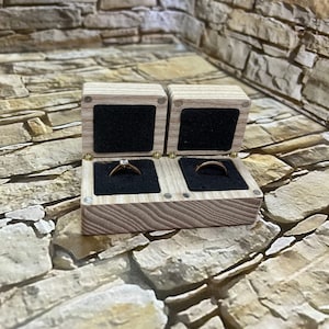 Wedding ring Wedding ring box Ring box Wood box Wood ring box Anniversary gift Engagement ring box