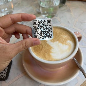 Metall-QR-Code für Barkarte, QR-Visitenkarte, Edelstahl-QR-Schild, Bezahlvorgang: Bezahlvorgang mit Tracking Nummer, Benutzerdefinierter Lasergravur-QR-Code
