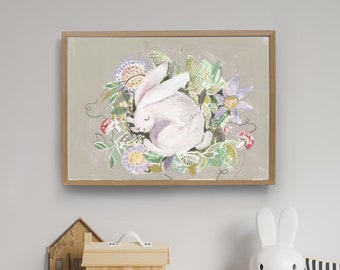 sleeping bunny