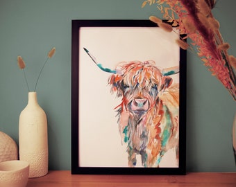 Mack highland cow print