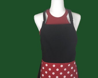 Polka Dot Apron - Standard Size