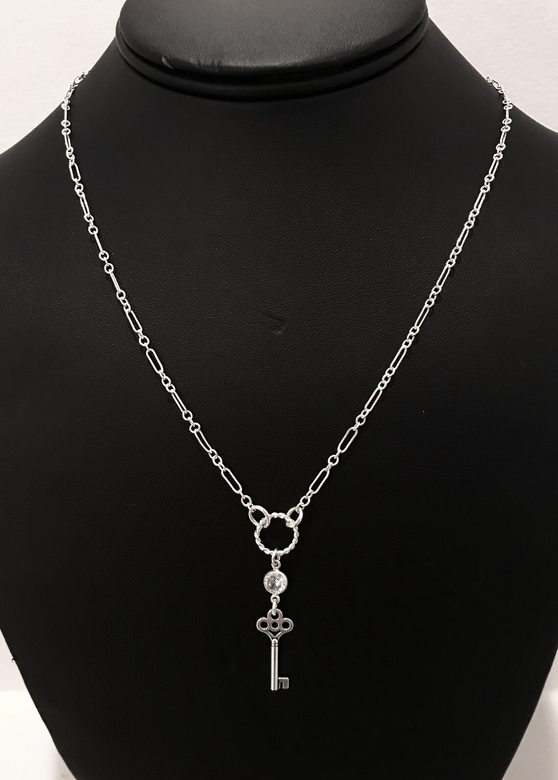 VOYADE S925 Pendentif Clé En Argent Sterling Personnalisé