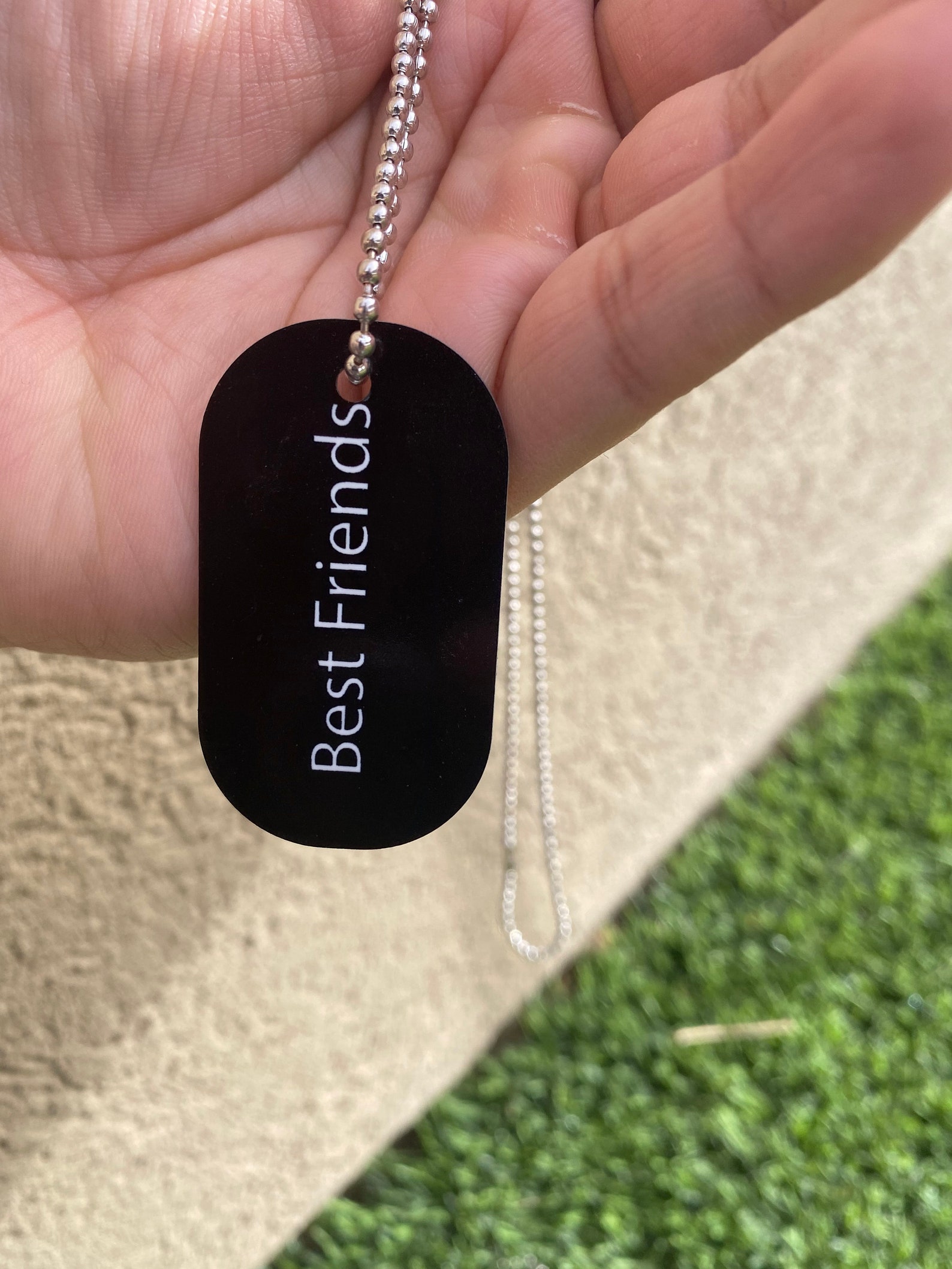 Custom Necklace Personalized Dogtag Necklace with Photo and Etsy