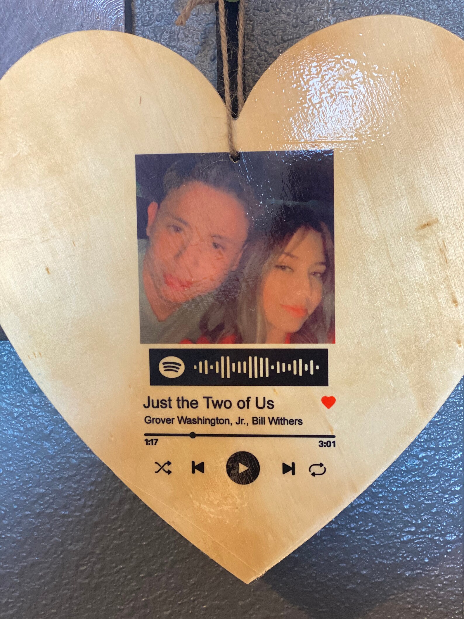 Custom Spotify Plaque with your photo Made From Wood Etsy