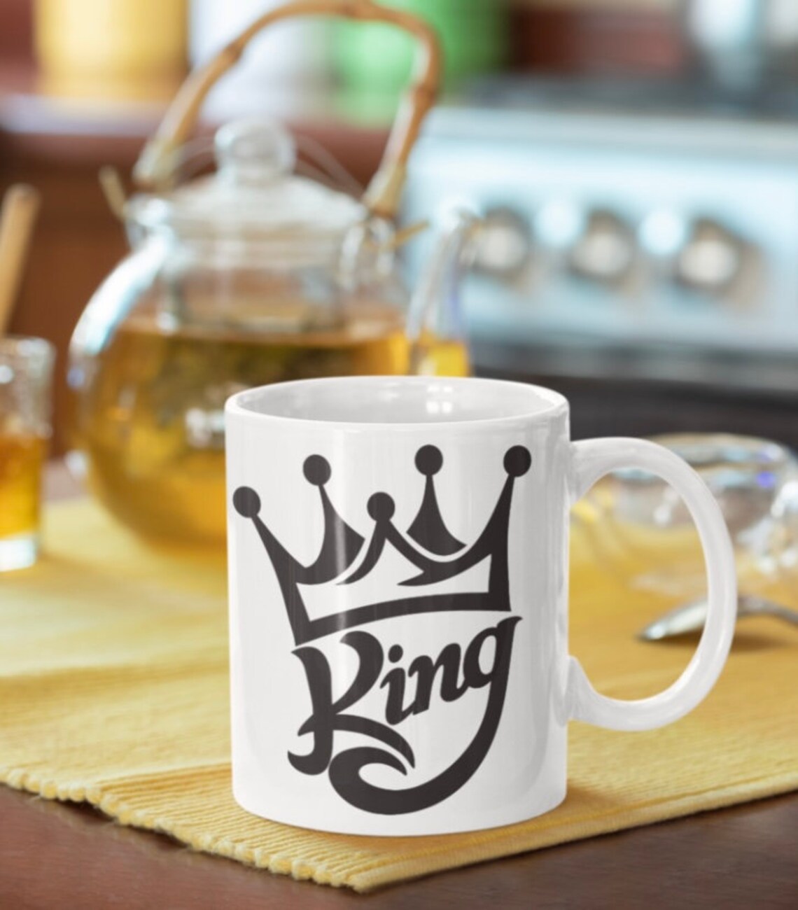 King Coffee Mug Etsy