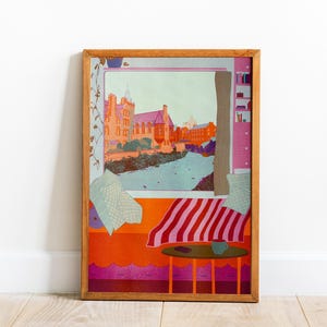 Risograph Art Print „Dean Village“ A3
