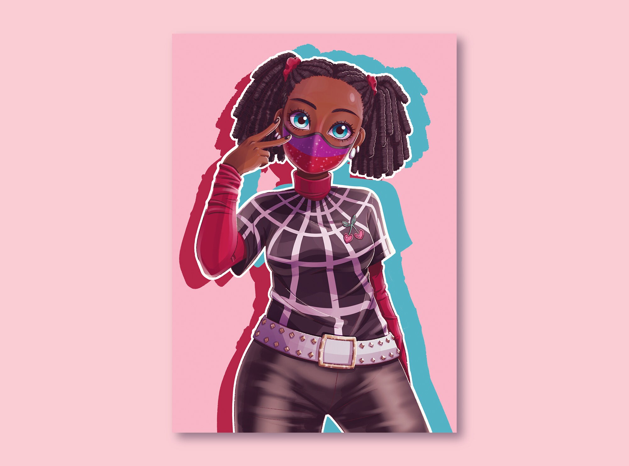 Animal Crossing Cherry Human 5x7 Print Etsy