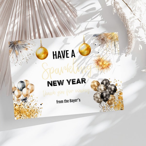 Thank You New Year Card - Etsy