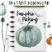 Fall Planner Dashboard Happy Planner Printable Cover Inserts - Etsy