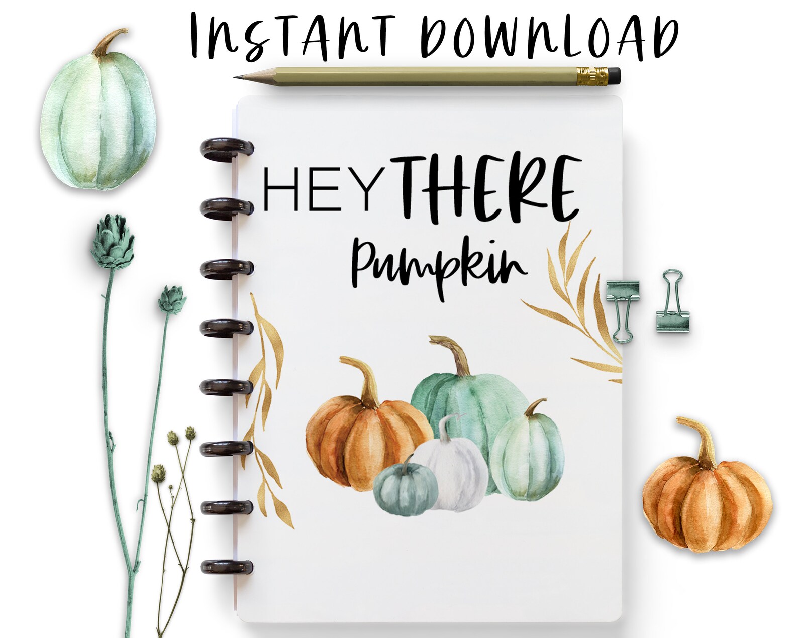 Fall Planner Dashboard Happy Planner Printable Cover Inserts - Etsy