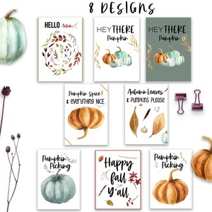 Fall Planner Dashboard Happy Planner Printable Cover Inserts Pumpkin ...