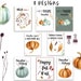 Fall Planner Dashboard Happy Planner Printable Cover Inserts - Etsy