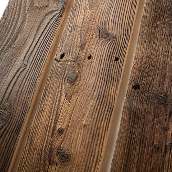 Sunburnt Planks from Old Reclaimed Wood Walls Old Barnwood Old Timber Rustic Modern Home Decor Industrial Old Wood Design