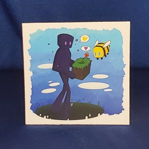 Enderman and Bee Sticker