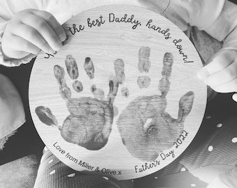 Personalised Gift for Mummy, Mother's Day Gift, Hand Print Keepsake Gift, Gift from Kids to Mum, DIY Gifts for Mum, Baby Handprint Present