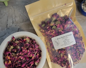Rose Buds & Petals 1oz, dried flowers, decoration flower, magical flowers