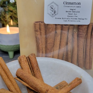 Cinnamon sticks, 2 3/4" 1oz, magical herbs, decoration herbs