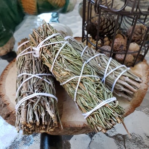 California Rosemary Smudge Sticks 4" inch  Cleanse House Cleanse