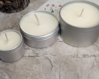 Soy Candles Hand Poured Candles 2 , 4, 8 Oz  Bulk Handmade Candles  Soy Candle Sampler