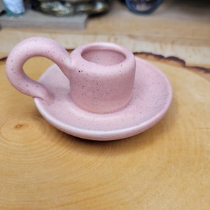 Handmade Ceramic Taper Candle Holder, Wedding Party Home Decoration