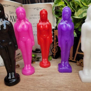 Female Figurine Spell Candle  Ritual Lady Decorative  Spell Candle