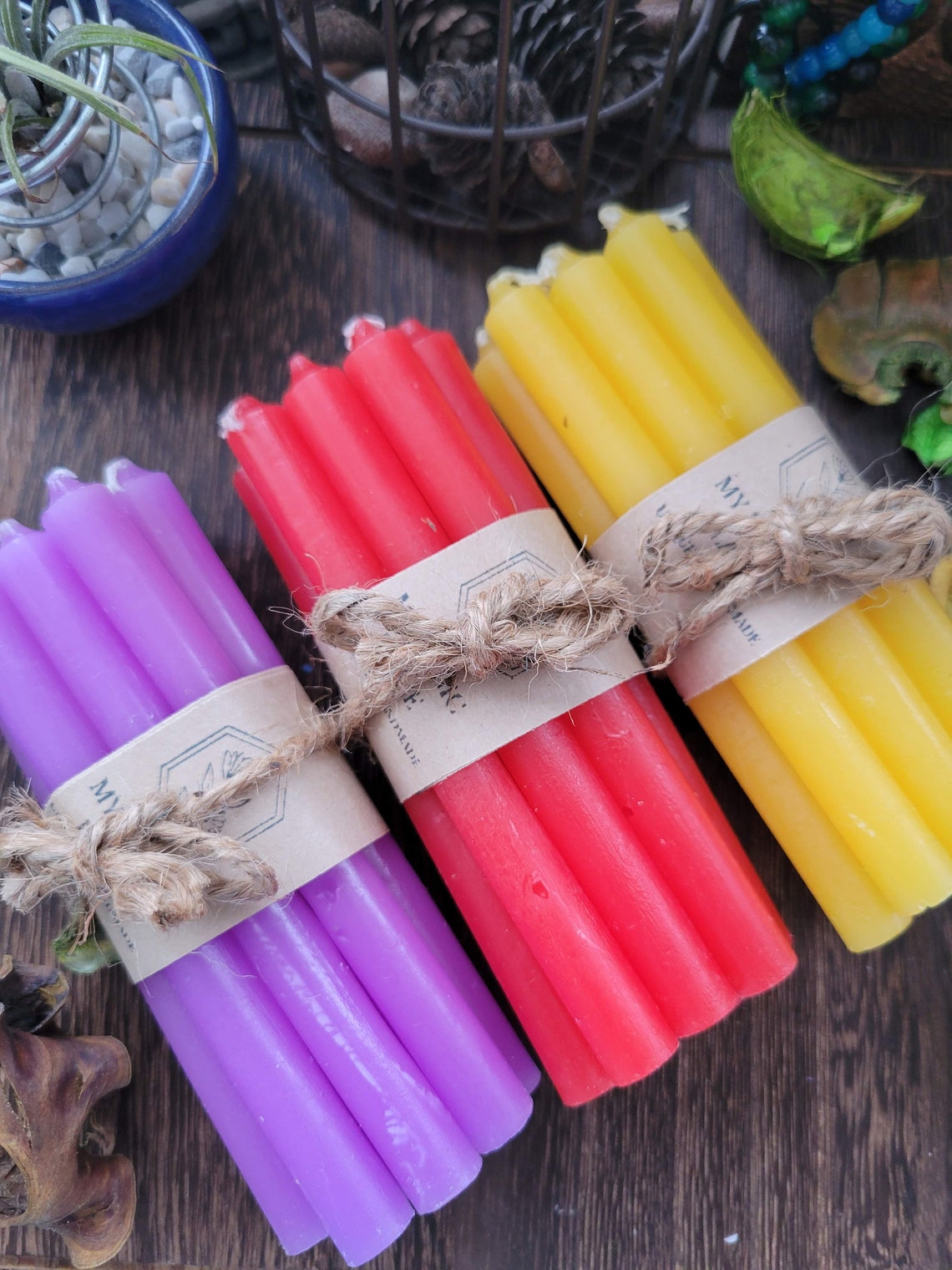 5'' Chime Candles for Spells Colored Candle Pack of Etsy