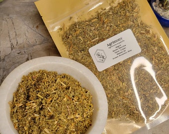 Agrimony (1 oz) - Dried Agrimony Cut & Sifted - Natural Botanical Supply - Crafting, Altar Decor, Creative Projects