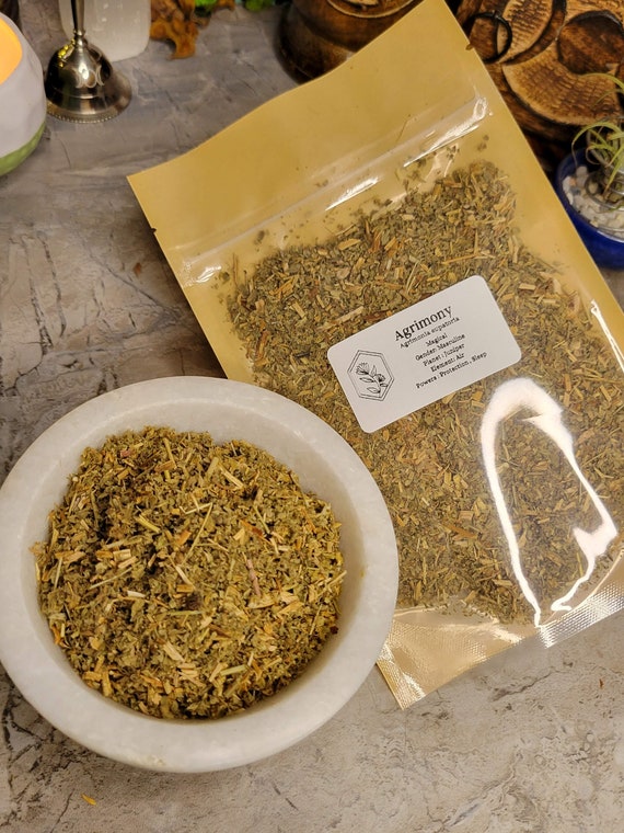 Agrimony (1 oz) - Dried Agrimony Cut & Sifted - Natural Botanical Supply - Crafting, Altar Decor, Creative Projects
