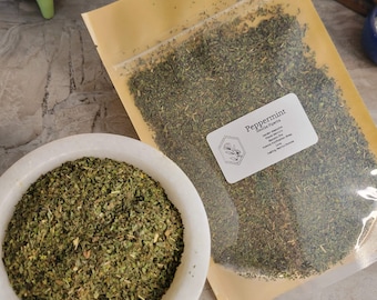 Peppermint Cut & Sifted 1 oz | Dried Botanical  | Craft Supply | Potpourri | Botanical Decor