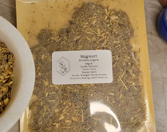 Mugwort Herb - Cut & Sifted - 1oz Bag