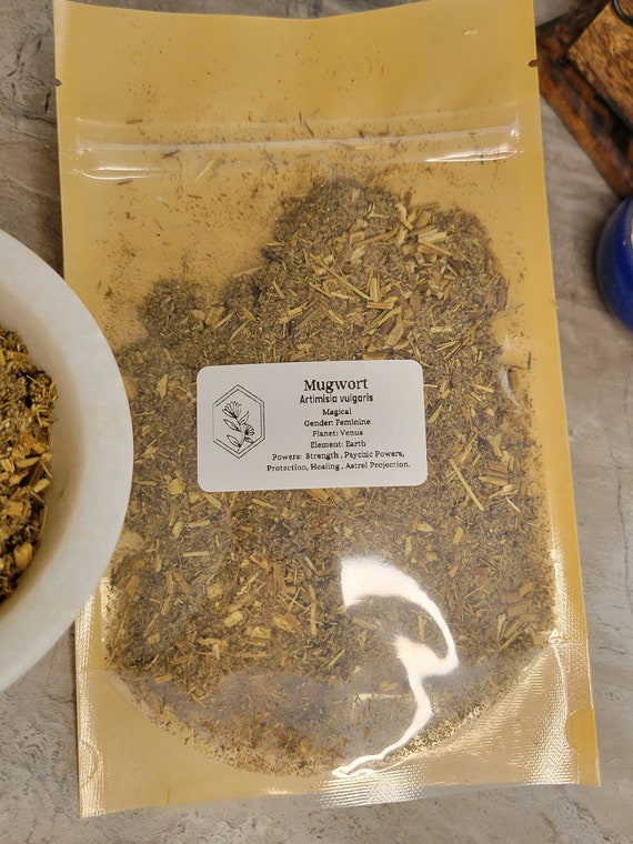 Mugwort Herb - Cut & Sifted - 1oz Bag
