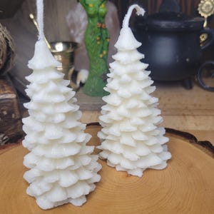 Palm Wax Christmas Tree Candle: Holiday Decor
