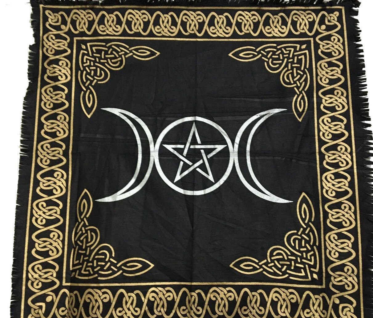 Altar Cloth Triple Moon 24" x 24"
