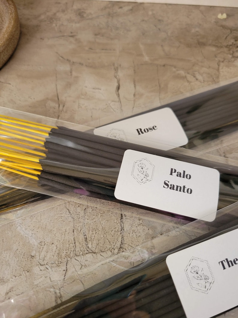 Hand-Scented Incense Sticks | Pack of 20 | Artisan Home Fragrance image 1