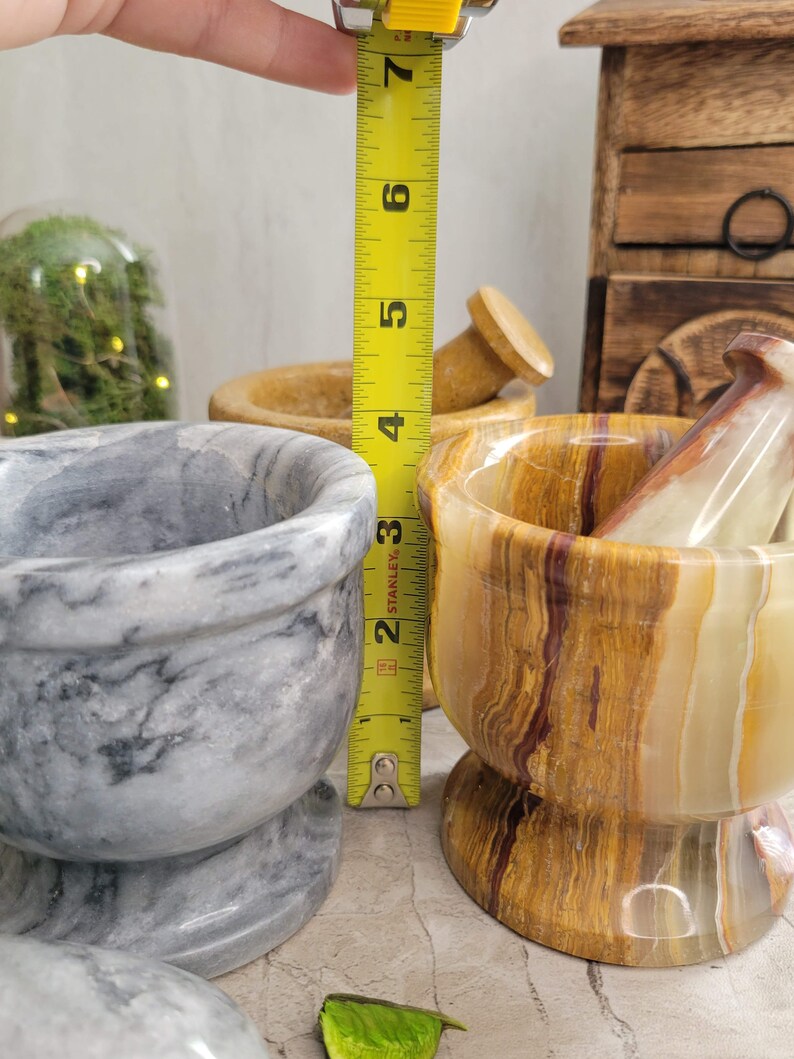 Mortar and Pestle Set Apothecary Set Etsy