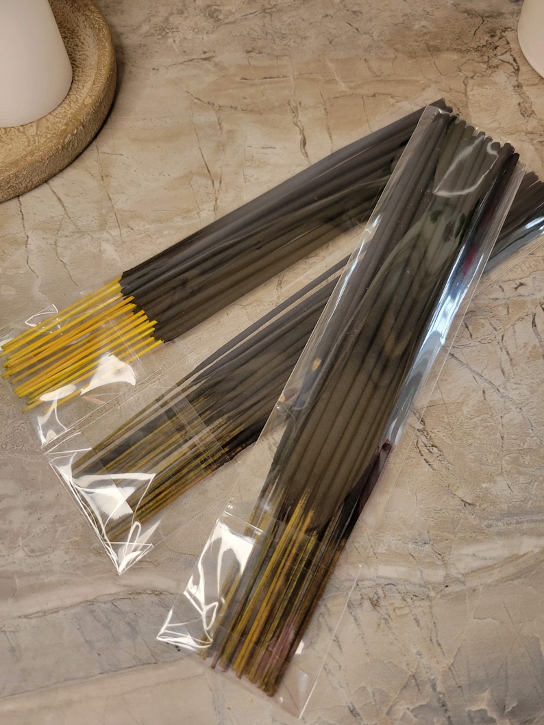 Hand-Scented Incense Sticks | Pack of 20 | Artisan Home Fragrance image 2