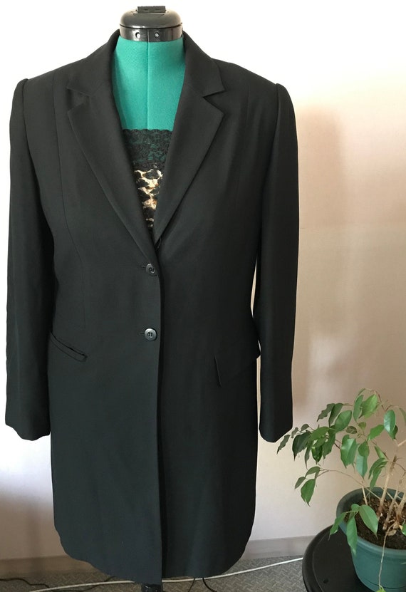 Long black blazer