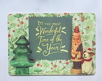 Christmas Postcard: Holiday Artwork Greeting Card