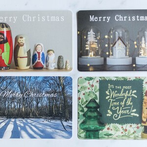 Cartes postales de Noël (paquet de quatre)