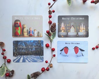 Christmas Postcards (pack of four)