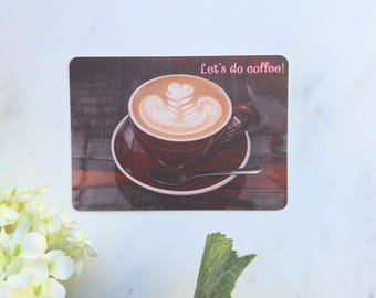 Coffee Latte Art Photography Postcard