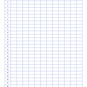 May include: A blank rain chart with a blue grid and a cartoon cloud with raindrops at the top. The chart is labelled "Rain Chart" and has columns for each month of the year and rows for each day of the month. The chart also has a row for "Totals".
