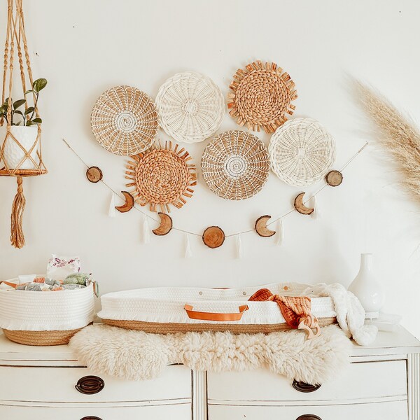 Rattan Wall Decor - Etsy