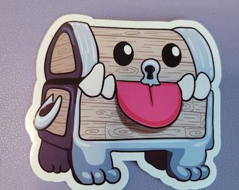 Mimic: Glossy 3 inch Art Sticker
