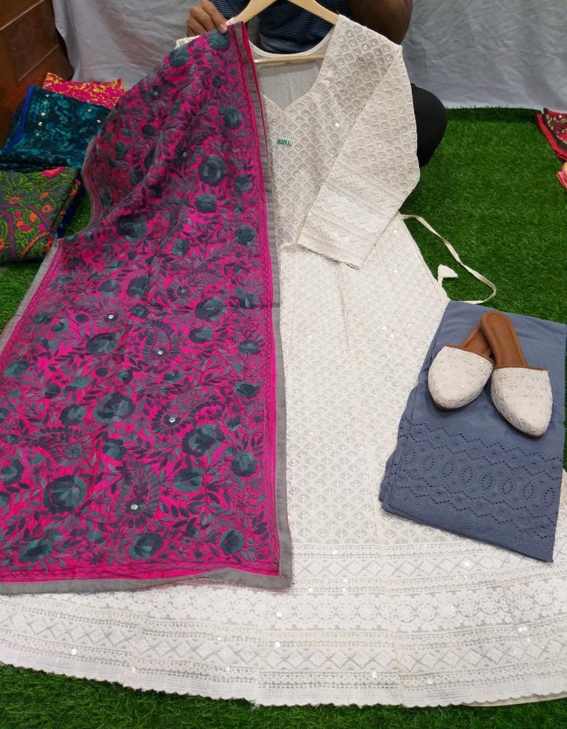 phulkari palazzo suits